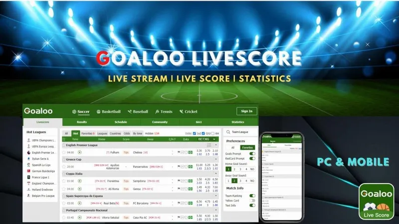 So sánh Goaloo và Nowgoal: Website nào cập nhật tỷ số chính xác và nhanh nhất